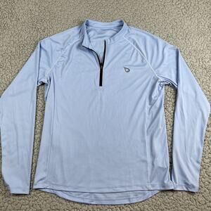 Baleaf Performance 1/4 Zip Pullover Long Sleeve Small Blue UPF 50+
